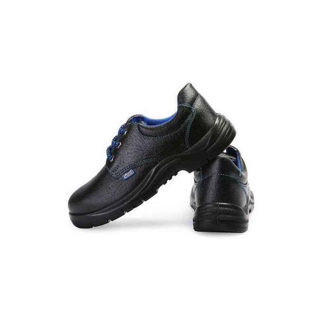 Allen Cooper AC-7005 Heat Resistant Black Steel Toe Safety Shoes