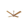 Orient 4 Blades Gold & Chocolate Quadro Ornamental Ceiling Fan, Sweep: 1200 mm