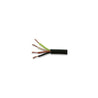RISTACAB 0.5 Sqmm 4 Core 100m Black PVC Round Flexible Cable