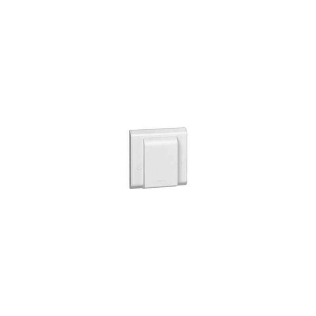 Legrand Arteor 1 Module 8mm Diameter Square White Cord Outlet, 5734 33 (Pack of 20)