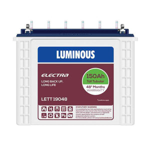 Luminous Electra 150Ah Tubular Battery, LETT 19048