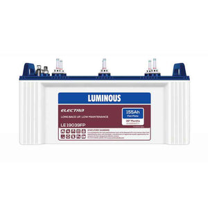 Luminous Electra 155Ah Flat Plate Battery, LE 19039FP