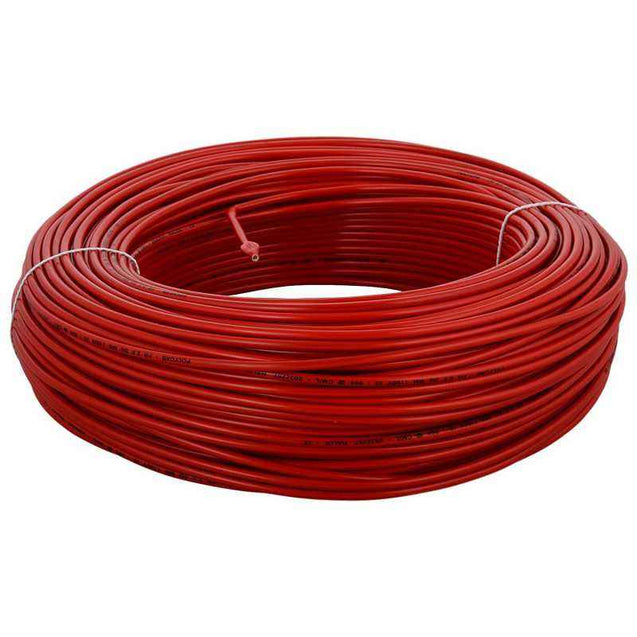 RISTACAB 90m, 2.5 Sqmm Red PVC Insulated Copper Conductor Unsheathed Cable