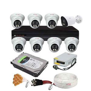 CP Plus 2.4 MP 8 Channel Guard+ Camera Combo Kit