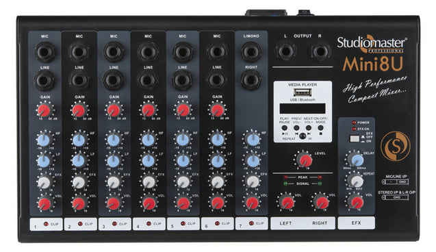 Studiomaster Mini 8U Mixer