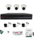 CP Plus Full Hd 5MP Camera 8 Channel Hd Dvr Combo Kit with 3 Bullet & 3 Dome Camera