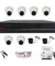 CP Plus 1MP White & Black 6 Pcs Dome & 2 Pcs Bullet Camera with 8 Channel DVR Kit