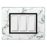 B-Five Marvel 8 Module Square Cover Plate, B-66M (Pack of 10)