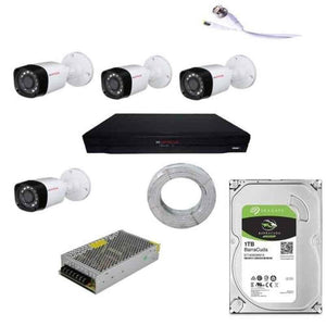 CP Plus Full Hd 5MP Cameras 4 Channel Hd Dvr Combo Kit