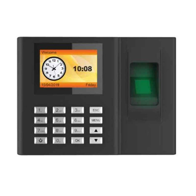 Realtime RS-9 Biometric Attendance Machine with User Validity and 12V Adaptor