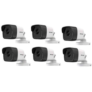 Hikvision 5MP Ultrahd 4K Ir Cctv Bullet Camera, DS-2CE1AHOT-ITPF, (6 Pieces)