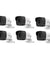 Hikvision 5MP Ultrahd 4K Ir Cctv Bullet Camera, DS-2CE1AHOT-ITPF, (6 Pieces)