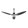 Usha Bloom Daffodil 85W Grey & Black 3 Blades Ceiling Fan, Sweep: 1250 mm