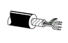 Bosch Microphone cable, 4-core, 100m LBC1081/00