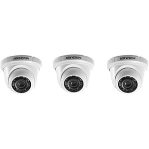 Hikvision 2MP Super Eco Mini Night Vision Dome Camera, DS-5ADOTIPECO, (3 Pieces)