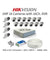 Hikvision 16 Cameras 1MP with 16 Channel DVR Combo Kit