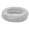 KEI 10 Sqmm Single Core HRFR White Copper Unsheathed Flexible Cable, Length: 100 m