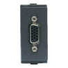 L&T Entice 1M Charcoal Grey VGA Connector, CB91501TG00 (Pack of 15)