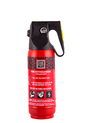 Ceasefire Designer HCFC 123 Clean Agent Extinguisher – 500gm