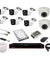 CP Plus 2.4MP 6 Pcs Bullet, 2 Pcs Dome White & Black Camera, 8 Channel DVR & 1TB HDD Kit with All Accessories