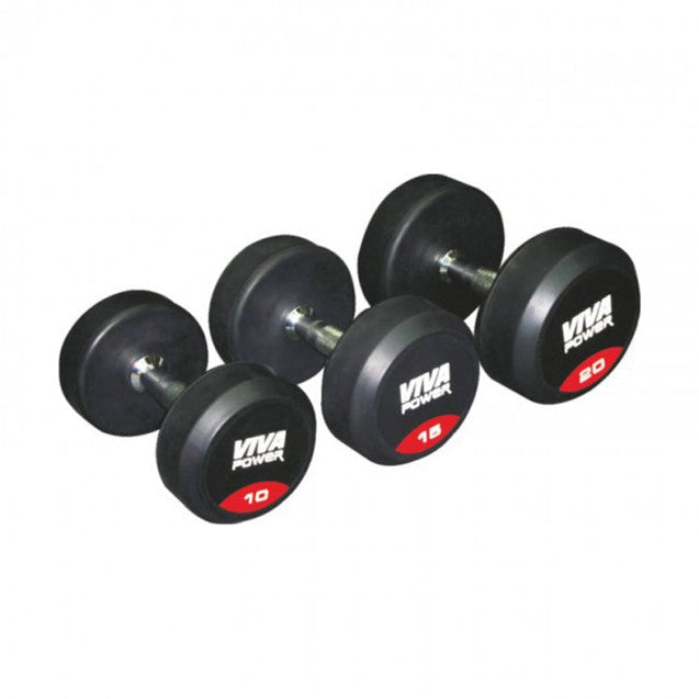 VIVA POWER SOLID DUMBBELLS (Pack of ten)