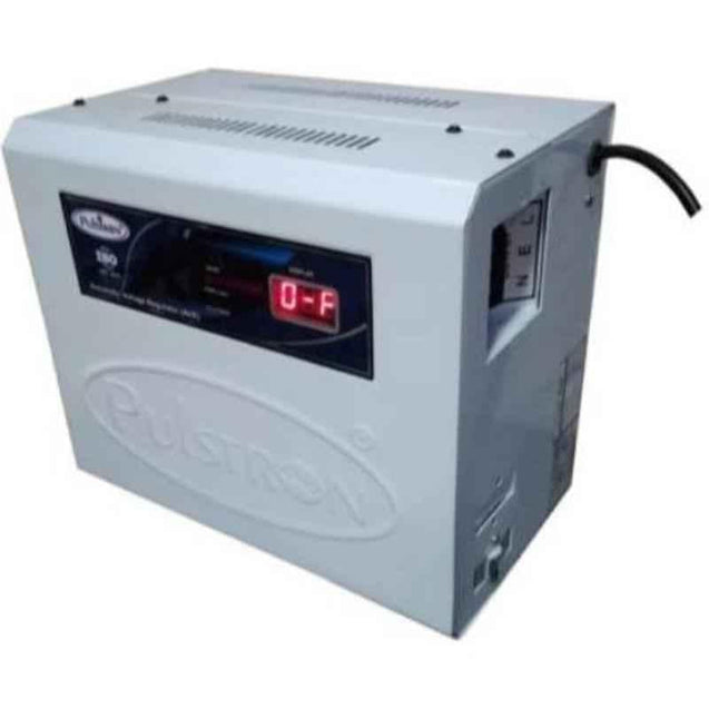 Pulstron PTI-WM4135B 4kVA 135-290V Single Phase Light Grey Bypass Automatic Mainline Voltage Stabilizer