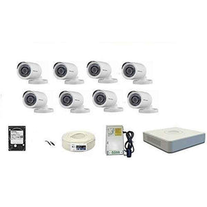 Hikvision Full HD 2MP Cameras Combo Kit (HIK2MP8BULLET1TBHDIP/ECO Camera)