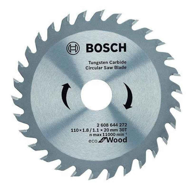Bosch Eco 28x4.5x25.3cm 30 Teeth Silver Circular Saw Blade, 2608644272