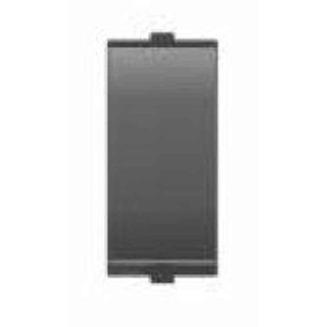 Goldmedal Nixon 10A 1 Module 1 Way Digital Silver Titanium Grey Switch with LED Indicator, 101402 (Pack of 20)