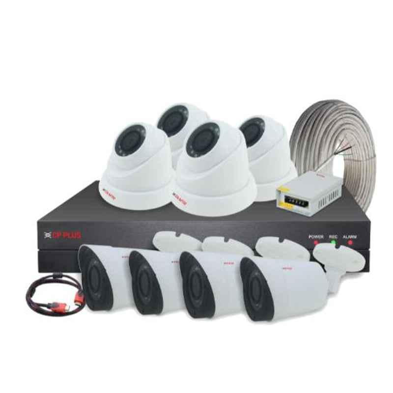 CP Plus Dome Bullet HD Camera, Channel DVR Kit without Hard Disk, CP-VCK-TD44G-B1