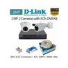 D-Link 2 Cameras 2MP with 4 Channel DVR Combo Kit