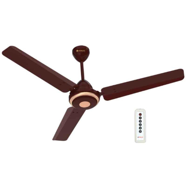 Venus Sigma-BLDC SCD1200 34W 380rpm Brown Ceiling Fan, Sweep: 1200 mm