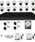 CP Plus 2.4MP White & Black 16 Camera with 16 Channel DVR Kit