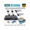 D-Link 6 Cameras 2MP with 8 Channel DVR Combo Kit