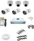 Godrej SeeThru 1080P Full HD White CCTV Camera Kit without Hard Disk, Godrej2MP3DOME3BULLET