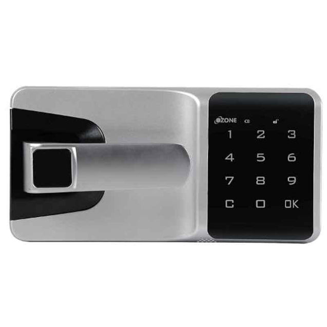 Ozone OZFL-502-PW Black & Silver Smart  Password Fingerprint  Lock