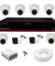 CP Plus 2.4MP White & Black 6 Pcs Dome & 2 Pcs Bullet Camera with 8 Channel DVR Kit
