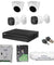 Dahua 1MP CCTV Full Set for Home/Office (2 Dome, 2 Bullet, DVR, Power Supply, BNC/DC Connector)