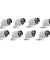 Hikvision 2MP Super Eco Mini Night Vision Bullet Camera, DS-1ADOTIPECO, (8 Pieces)