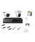 Godrej SeeThru 5MP Full HD White CCTV Camera Kit, Godrej5MP4CH1DOME1BULLET