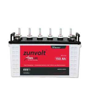 Zunvolt Xtralife 150Ah 12V Tall Tubular Inverter Battery