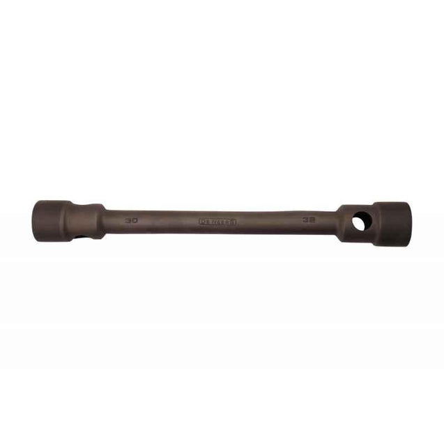 De Neers 27x30mm Black Phosphate Finish Two Way Wheel Spanner, Length: 400 mm