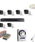 Hikvision 5 MP 6 Pcs Bullet Camera with 25m EXIR Built-in Mic, 8 CH DVR & 2 TB HDD with 90 m Cable Roll, 8 CH Neotech Power Supply & BNC & DC Full Combo Kit