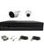 CP Plus 2.4MP White & Black 1 Pc Dome, 1 Pc Bullet Camera & 4 Channel DVR Kit with All Accessories, CP-AVR0401