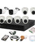 CP Plus 2.4MP White & Black 6 Pcs Indoor, 2 Pcs Outdoor Camera, Hard Disk & 8 Channel DVR Kit with All Accessories, 8CHDVR-2B-6D-21