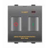 Goldmedal Nixon 32A 2 Module Absolute White Motor Starter Switch, 102460 (Pack of 10)