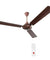 Balster Wonder 30W BLDC Brown Ceiling Fan with Remote & LED Light, Sweep: 1200 mm