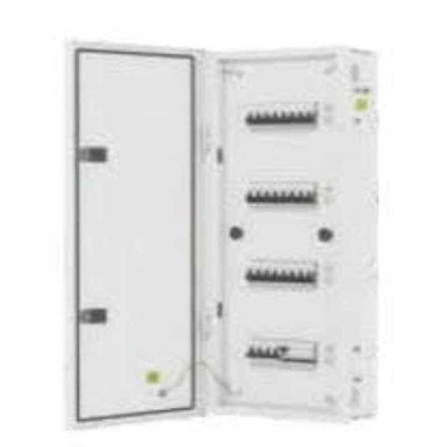 L&T 6 Ways Metal Door IP43 Horizontal PPI Distribution Board, DBTPI006DD