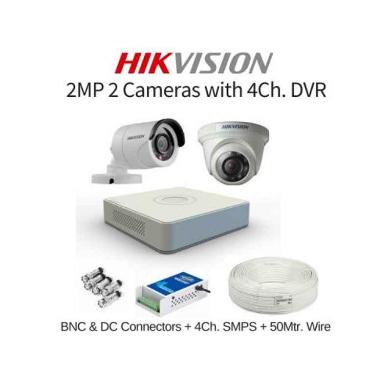 Buy Hikvision Cameras 2MP with Channel DVR Combo Kit infernocart