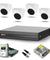Dahua 5MP 4 Pcs Dome Camera, 8 Channel XVR & 1TB Surveillance Hard Disc Kit with SMPS, BNC & DC Connector